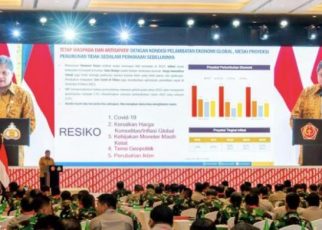Perekonomian Tumbuh, Airlangga: TNI-Polri Berperan Wujudkan Stabilitas Nasional