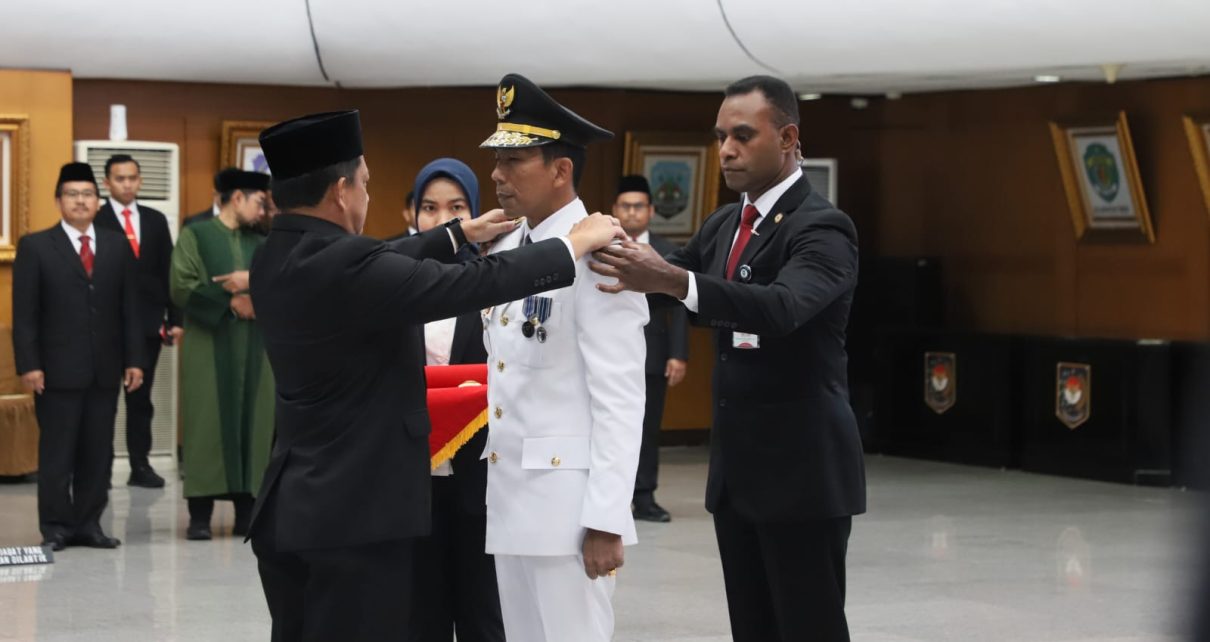 Mendagri Lantik Suganda Pandapotan Pasaribu Jadi Penjabat Gubernur Kepulauan Babel