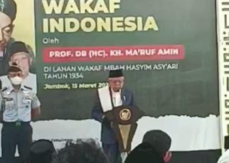Inginkan Akselerasi Gerakan Wakaf, Ma’ruf Amin: Potensi Nilainya Rp18 Triliun
