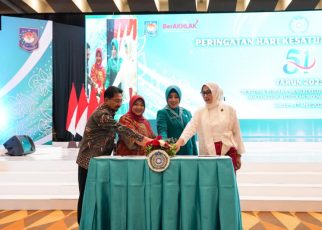 Wujudkan KIBAS STUNTING, TP PKK Pusat Teken MoU dengan Bapanas dan PT Nestle