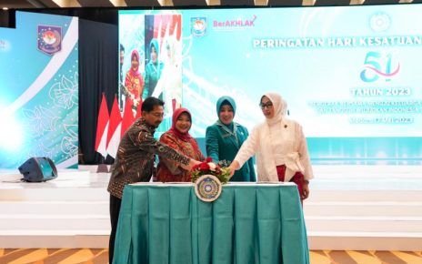 Wujudkan KIBAS STUNTING, TP PKK Pusat Teken MoU dengan Bapanas dan PT Nestle