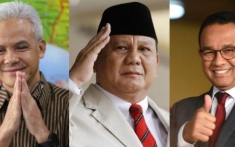 Prabowo Unggul Head to Head Atas Ganjar dan Anies di Survei Indikator