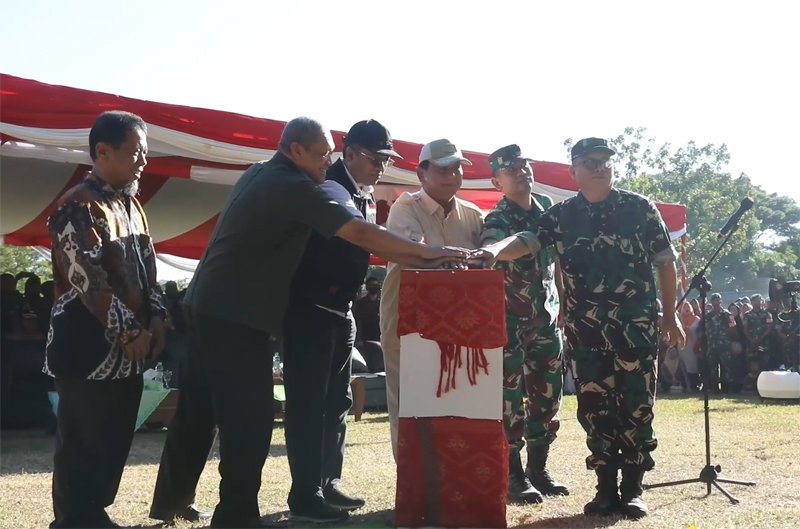 Prabowo Resmikan 11 Sumber Mata Air di NTB