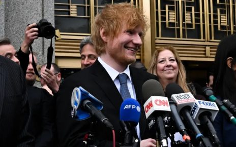 Wajah Gembira Ed Sheeran Pascamenangkan Gugatan Plagiarisme