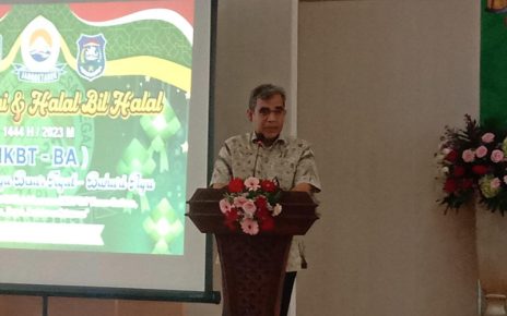 Muzani Beri Sambutan di Halal Bi Halal IKBT-BA, Soroti Eksistensi Warteg di Ibukota
