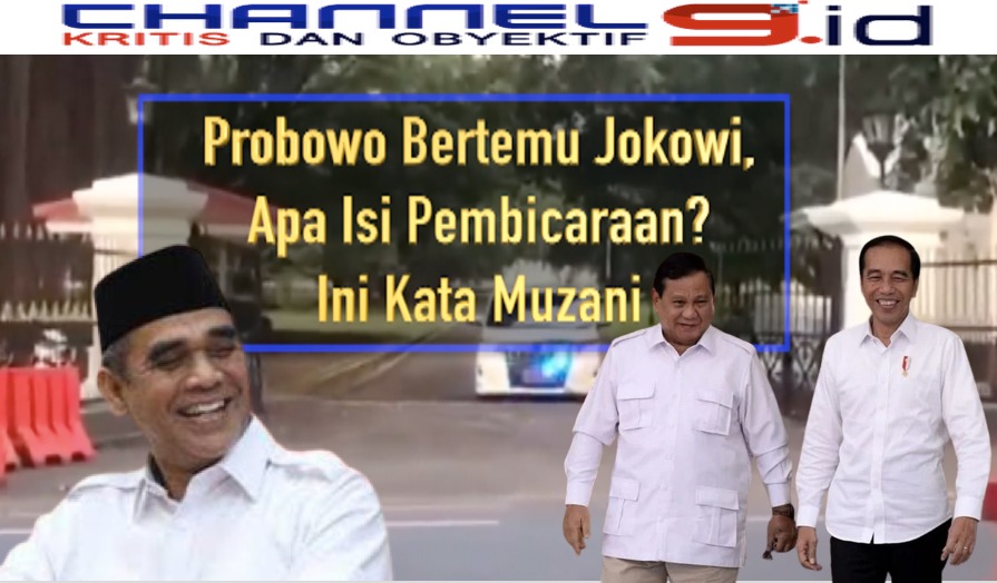 Probowo Bertemu Jokowi, Apa Isi Pembicaraan? Ini Kata Muzani