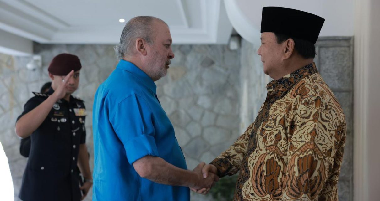 Prabowo Kunjungi Sultan Johor Bahas Kerjasama Pertahanan