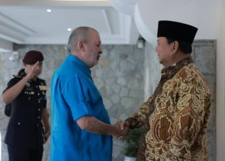 Prabowo Kunjungi Sultan Johor Bahas Kerjasama Pertahanan