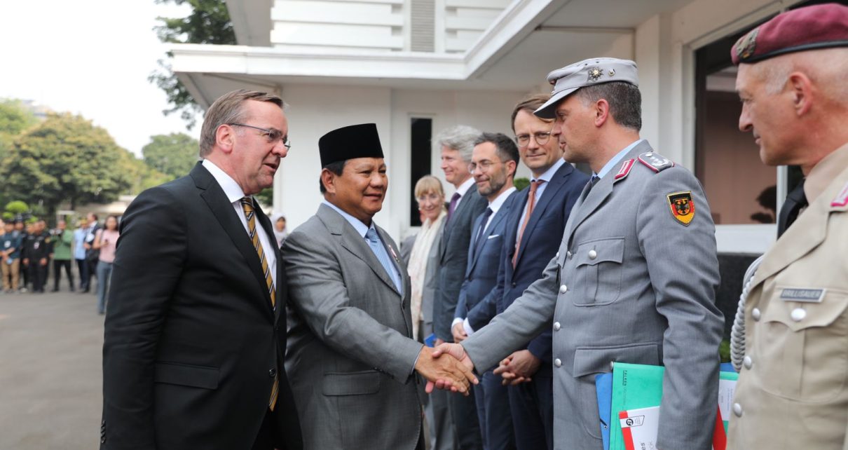 Prabowo Terima Menhan Jerman, Bahas Penguatan Kerja Sama Pelatihan Pertahanan