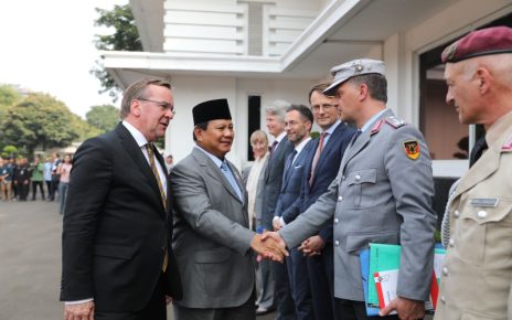 Prabowo Terima Menhan Jerman, Bahas Penguatan Kerja Sama Pelatihan Pertahanan