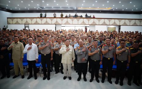Prabowo Beri Pesan Jadilah Polisi Tangguh Demi Terciptanya Keamanan Negara