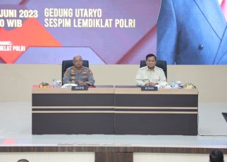 Prabowo Beri Arahan Pada Dialog Kebangsaan Sespim Polri