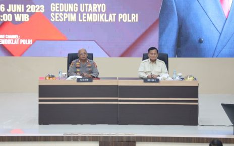 Prabowo Beri Arahan Pada Dialog Kebangsaan Sespim Polri