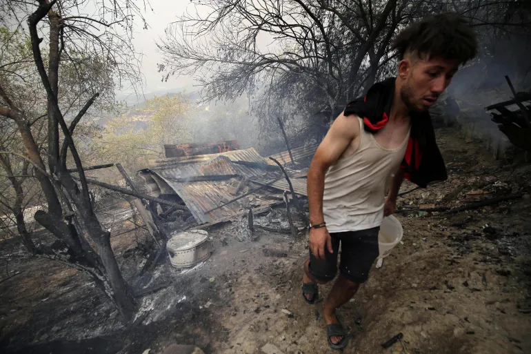 Algeria Dilanda Kebakaran Hutan Hebat, 34 Orang Meninggal