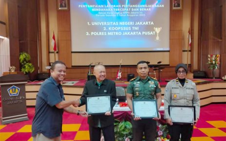 UNJ Raih Urutan Pertama Penghargaan Keuangan dari KPPN Jakarta