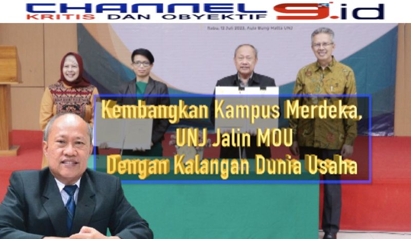 Kembangkan Kampus Merdeka, UNJ Jalin MoU Dengan Kalangan Dunia Usaha