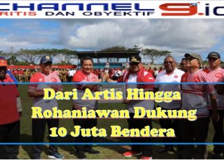 Dari Artis Hingga Rohaniawan Dukung 10 Juta Bendera