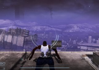 Mod unik ini menjadikan CJ GTA SA menjadi robot tempur di Armored Core 6