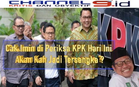 Cak Imin Diperiksa KPK Hari Ini, Akankah Jadi Tersangka ?