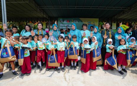 Ketum TP PKK Berikan Sosialisasi Selamatkan Pangan kepada Pelajar SD di Kaltara