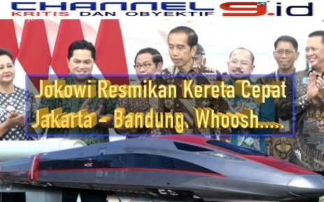 Jokowi Resmikan Kereta Cepat Jakarta - Bandung. Whoosh...