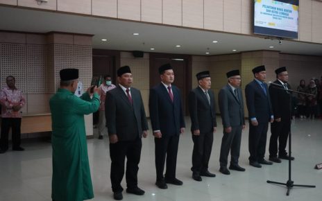 Rektor UNJ Lantik Wakil Rektor dan Ketua Lembaga Periode 2023-2027