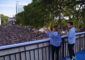 Gibran Hadir Jalan Sehat di Makassar, Peserta Capai Ratusan Ribu Orang
