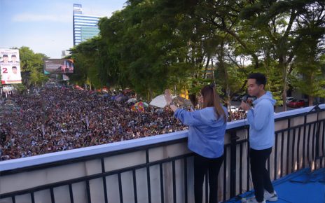 Gibran Hadir Jalan Sehat di Makassar, Peserta Capai Ratusan Ribu Orang