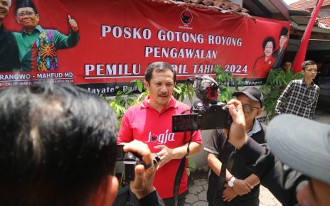 Menangkan Ganjar & Mahfud, PDIP Jogja Resmikan Posko Pemilu Jurdil