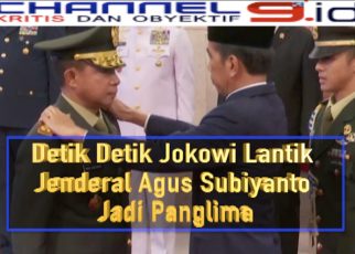Detik-Detik Jokowi Lantik Jenderal Agus Subiyanto Jadi Panglima