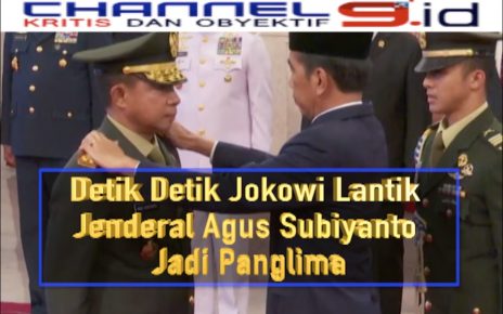 Detik-Detik Jokowi Lantik Jenderal Agus Subiyanto Jadi Panglima