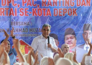 Muzani Targetkan Prabowo dan Gerindra Menang Besar di Depok