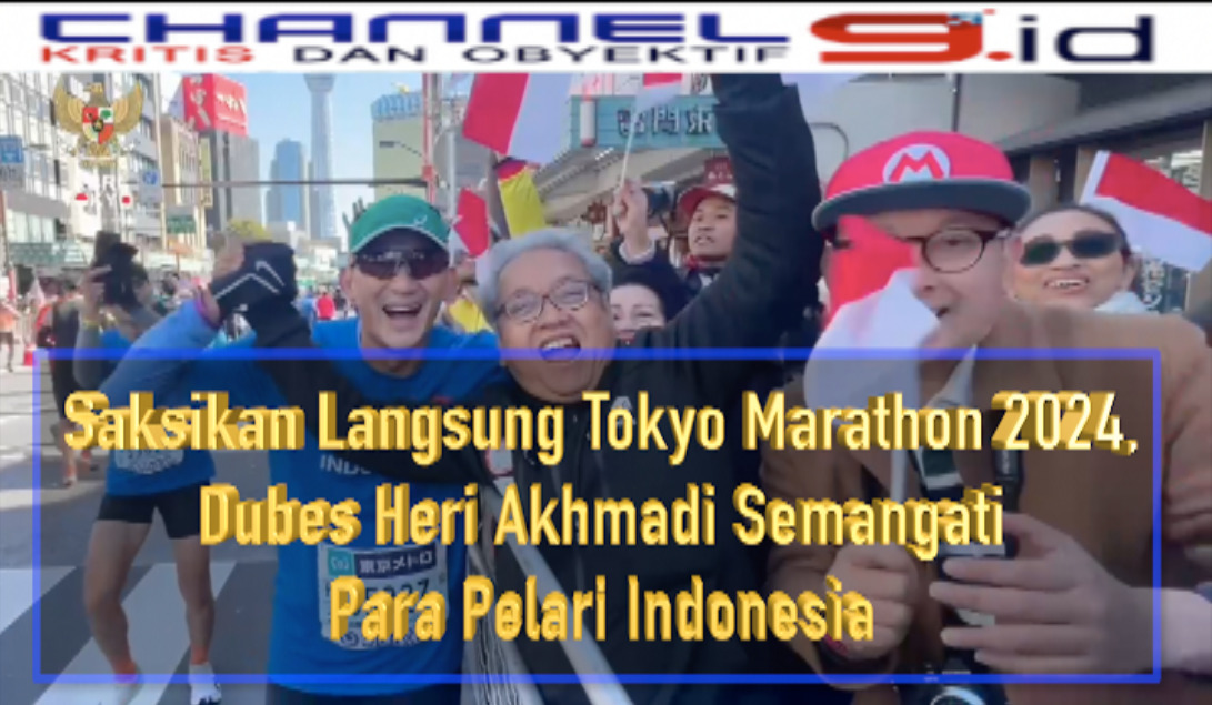 Saksikan Langsung Tokyo Marathon 2024, Dubes Heri Akhmadi Semangati Para Pelari Indonesia