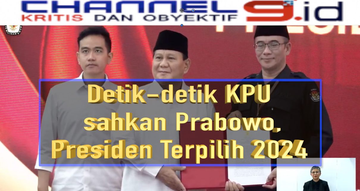 Detik-detik KPU sahkan Prabowo, Presiden Terpilih 2024