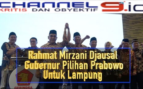 Rahmat Mirzani Djausal Gubernur Pilihan Prabowo Untuk Lampung