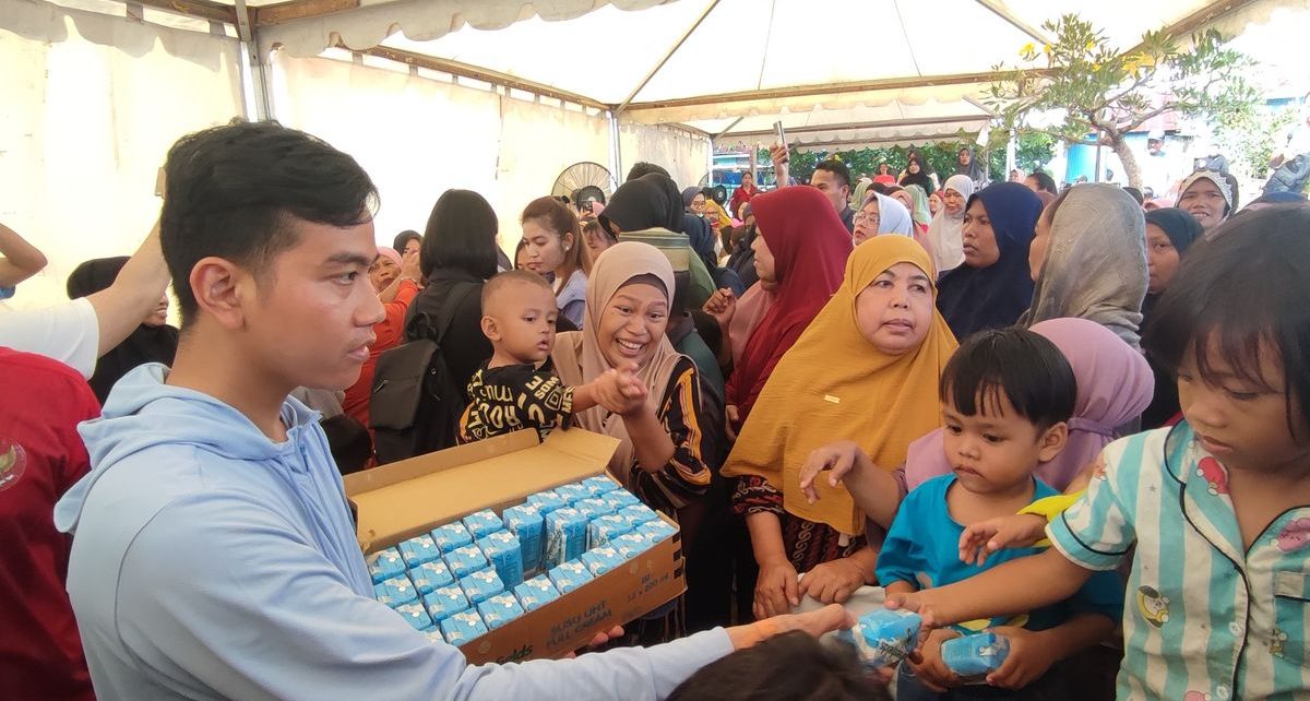 Program susu gratis Prabowo-Gibran.