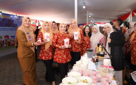 Semarakkan HUT Ke-79 Kemerdekaan RI, DWP Kemendagri Gelar Bazar