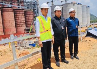 Jokowi resmikan alumina PT BAI