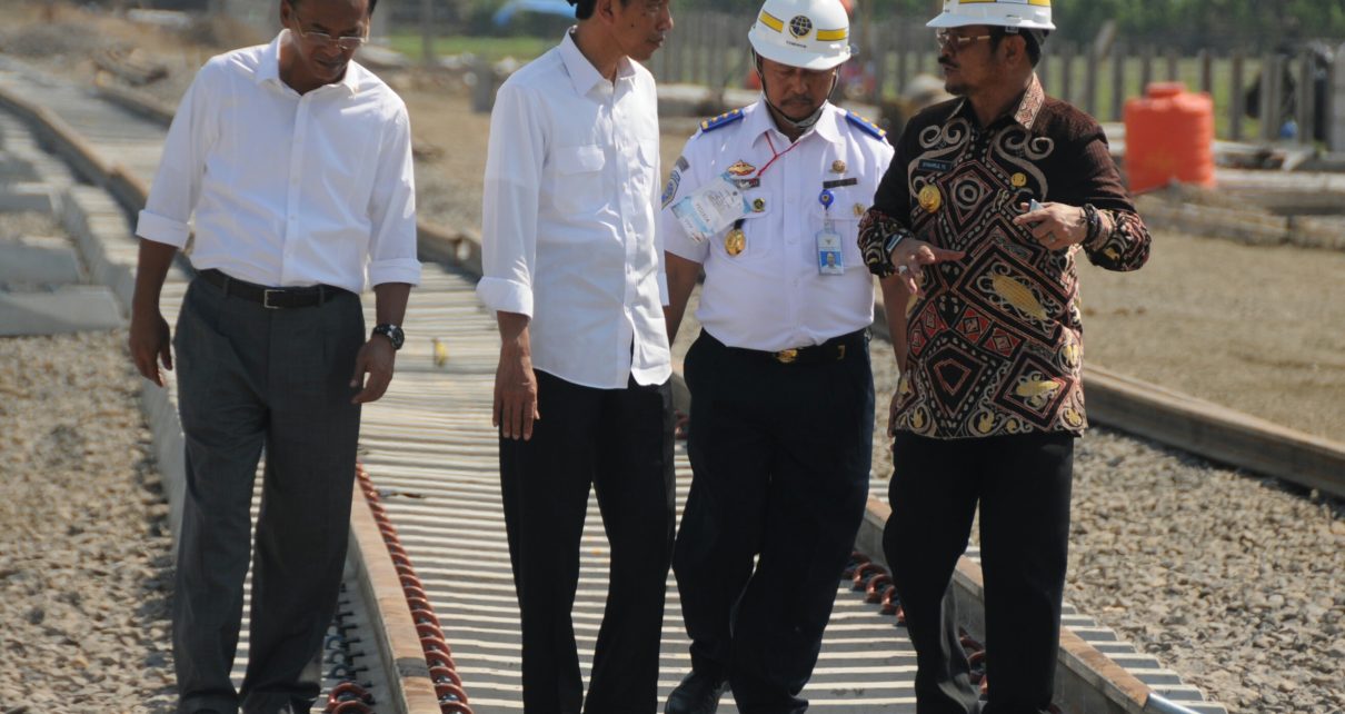 Jalur KA di Makassar