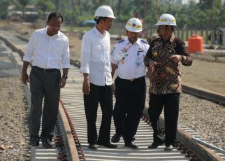 Jalur KA di Makassar