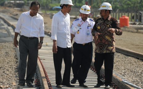 Jalur KA di Makassar