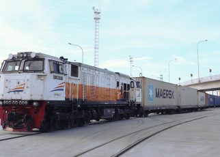 kereta angkut barang kuartal I-2025