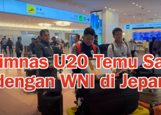 Timnas U20 Temu Sapa dengan WNI di Jepang