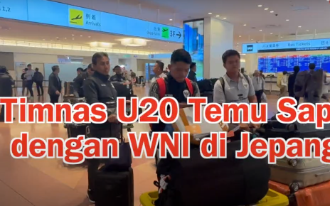 Timnas U20 Temu Sapa dengan WNI di Jepang
