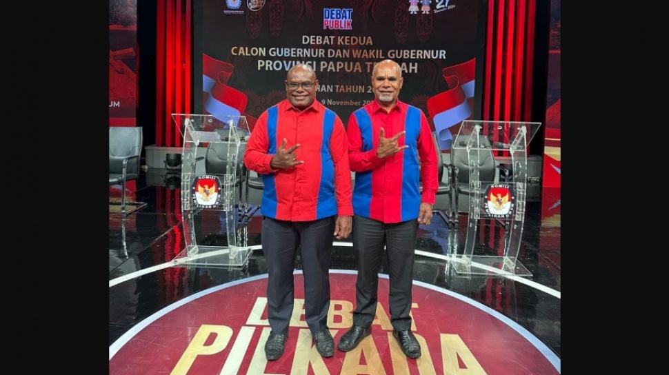 Meki-Denias ditetapkan KPU sebagai pemenang Pilgub Papua Tengah