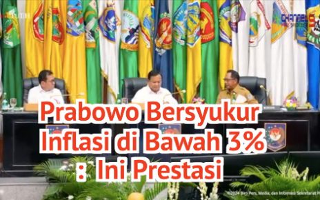 Prabowo Bersyukur Inflasi di Bawah 3%: Ini Prestasi
