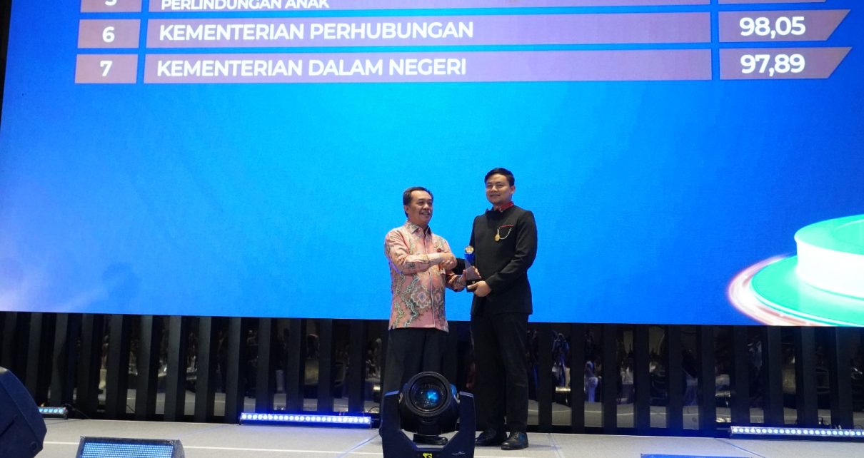 Kemendagri Raih Penghargaan Keterbukaan Informasi Publik Tahun 2024