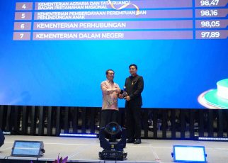 Kemendagri Raih Penghargaan Keterbukaan Informasi Publik Tahun 2024