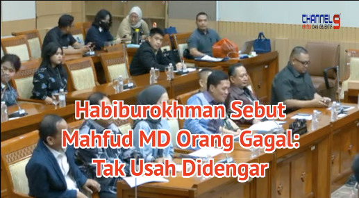 Habiburokhman Sebut Mahfud MD Orang Gagal: Tak Usah Didengar
