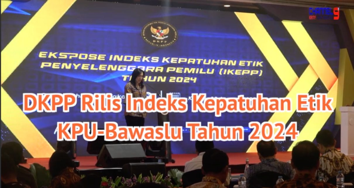 DKPP Rilis Indeks Kepatuhan Etik KPU-Bawaslu Tahun 2024
